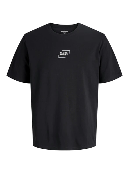 JACK JONES Yazı Baskılı Erkek Bisiklet Yaka Tişört 12268415 ürün görseli 1