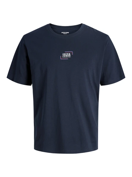 JACK JONES Yazı Baskılı Erkek Bisiklet Yaka Tişört 12268415 ürün görseli 1