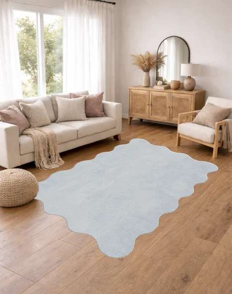 Jassrug Halı 80X150 Ripple Açık Gri ürün görseli 1