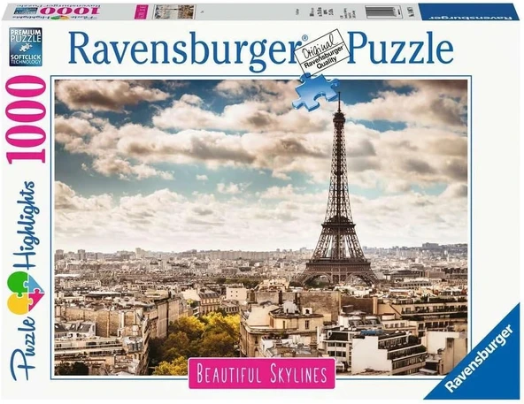 Ravensburger  Paris Puzzle 1000 Parça ürün görseli 1