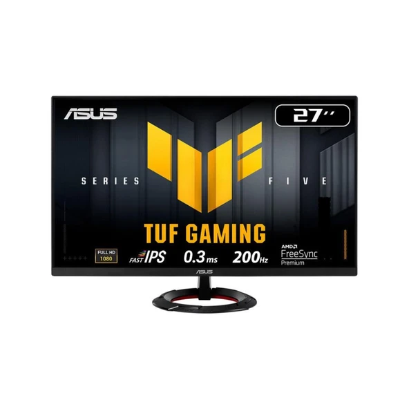 Asus 27" 0,3ms 200Hz Dp Hdmi Yapay Zeka Destekli Fast IPS (VG279Q5R) Monitör ürün görseli 1