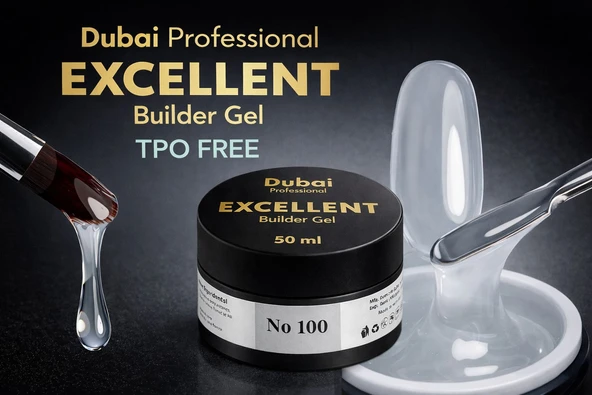Fontenay Dubai Profesyonel Excellent Builder Gel ( TPO FREE ) 50ml No:100 ürün görseli 1