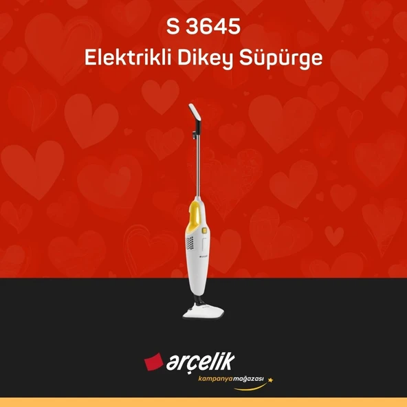 ARÇELİK S 3645 Kablolu Dikey Süpürge ürün görseli 1