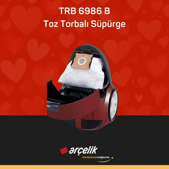 ARÇELİK TRB 6986 B Toz Torbalı Süpürge - Resim 4