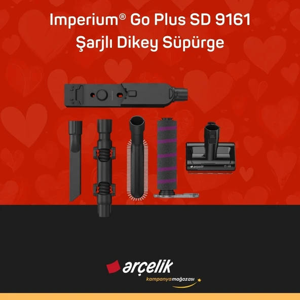 ARÇELİK Imperium® Go Plus SD 9161 Şarjlı Dikey Süpürge - Resim 7