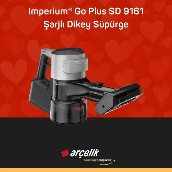 ARÇELİK Imperium® Go Plus SD 9161 Şarjlı Dikey Süpürge - Resim 6