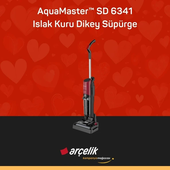ARÇELİK AquaMaster™ SD 6341 Islak Kuru Dikey Süpürge - Resim 2