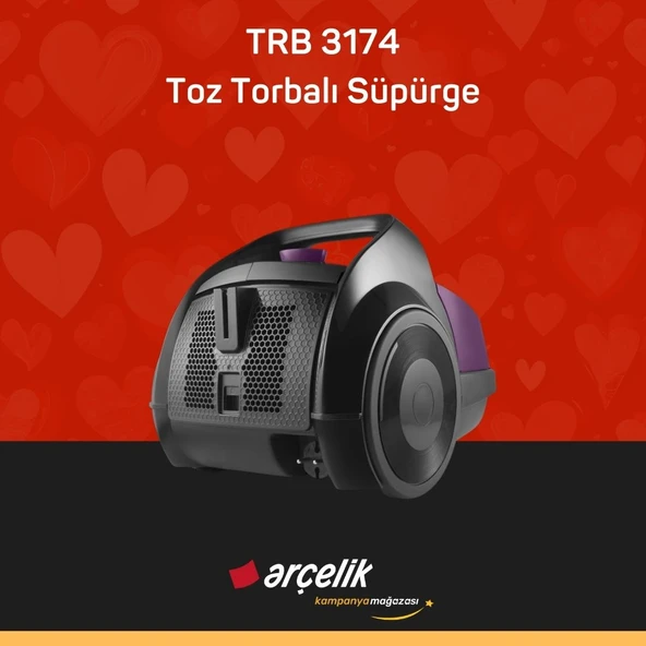 ARÇELİK TRB 3174 Toz Torbalı Süpürge - Resim 3