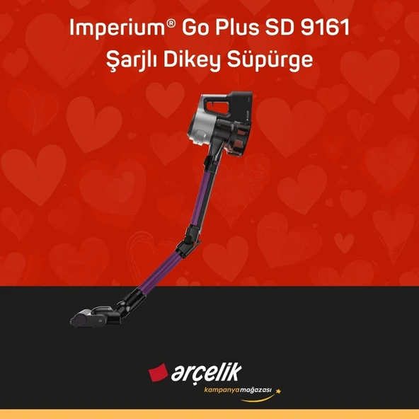 ARÇELİK Imperium® Go Plus SD 9161 Şarjlı Dikey Süpürge - Resim 5