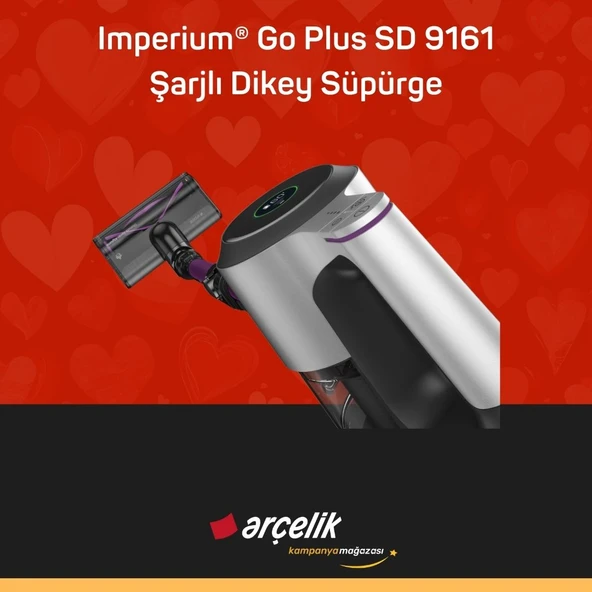 ARÇELİK Imperium® Go Plus SD 9161 Şarjlı Dikey Süpürge - Resim 4