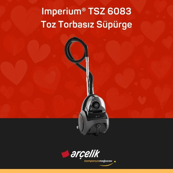 ARÇELİK Imperium® TSZ 6083 Toz Torbasız Süpürge - Resim 2