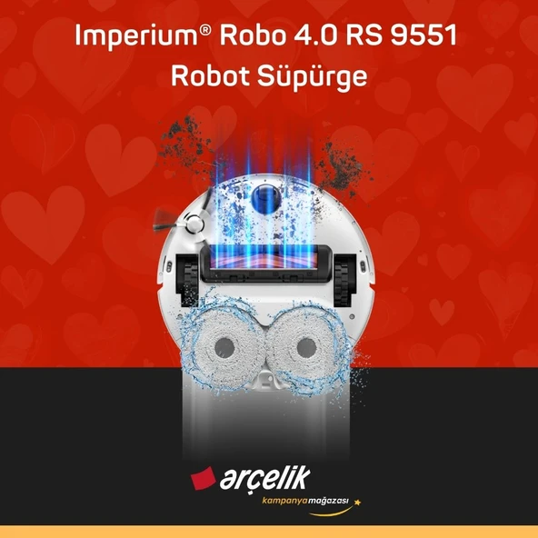 ARÇELİK Imperium® Robo 4.0 RS 9551 Robot Süpürge - Resim 5