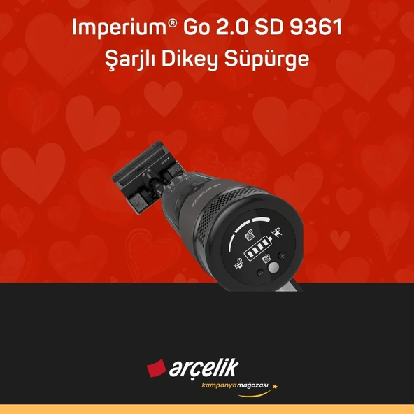 ARÇELİK Imperium® Go 2.0 SD 9361 Şarjlı Dikey Süpürge - Resim 4