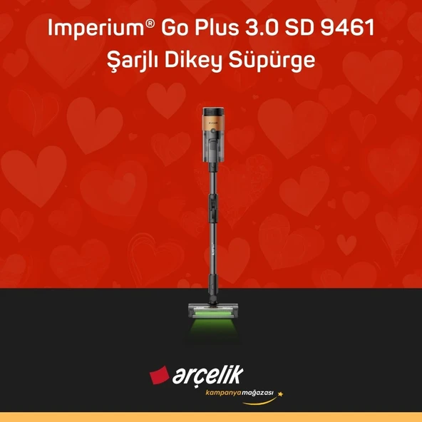 ARÇELİK Imperium® Go Plus 3.0 SD 9461 Şarjlı Dikey Süpürge ürün görseli 1