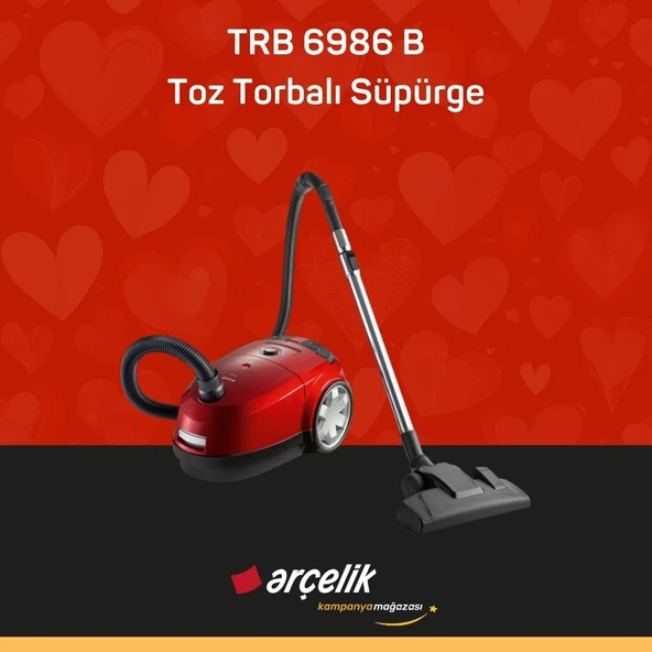 ARÇELİK TRB 6986 B Toz Torbalı Süpürge ürün görseli 1