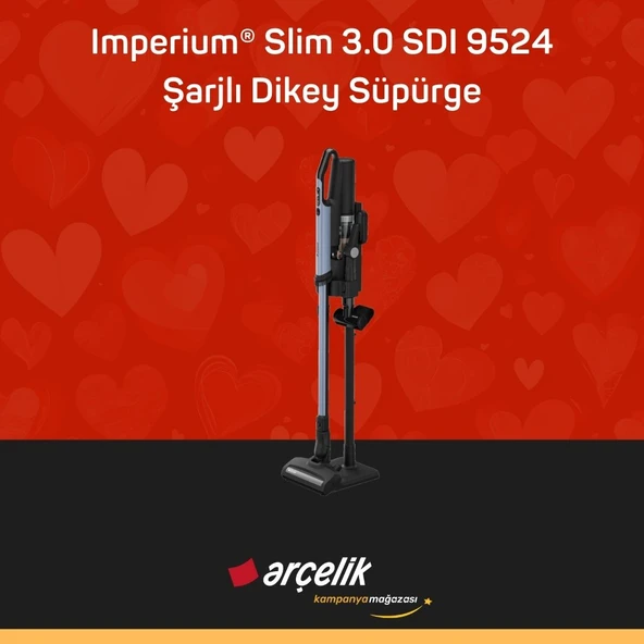 ARÇELİK Imperium® Slim 3.0 SDI 9524 Şarjlı Dikey Süpürge ürün görseli 1