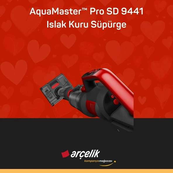 ARÇELİK AquaMaster™ Pro SD 9441 Islak Kuru Süpürge - Resim 4