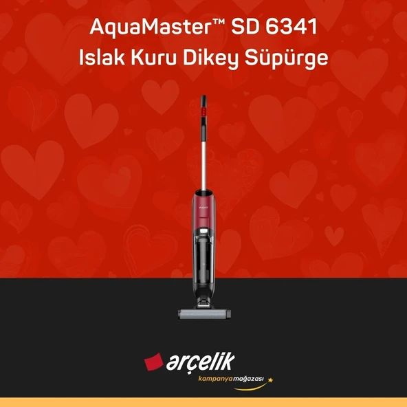 ARÇELİK AquaMaster™ SD 6341 Islak Kuru Dikey Süpürge ürün görseli 1