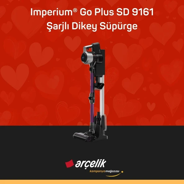 ARÇELİK Imperium® Go Plus SD 9161 Şarjlı Dikey Süpürge ürün görseli 1