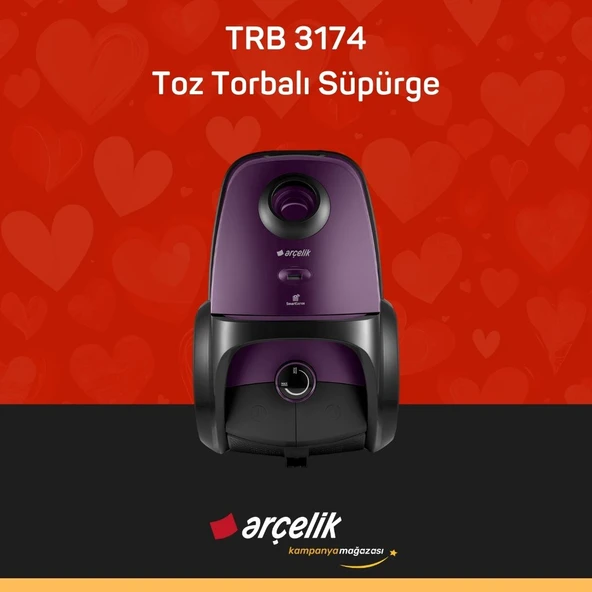 ARÇELİK TRB 3174 Toz Torbalı Süpürge - Resim 2