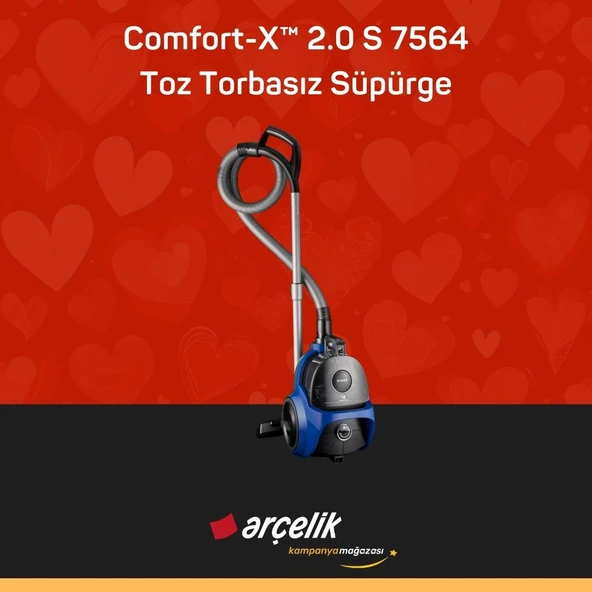 ARÇELİK Comfort-X™ 2.0 S 7564 Toz Torbasız Süpürge ürün görseli 1