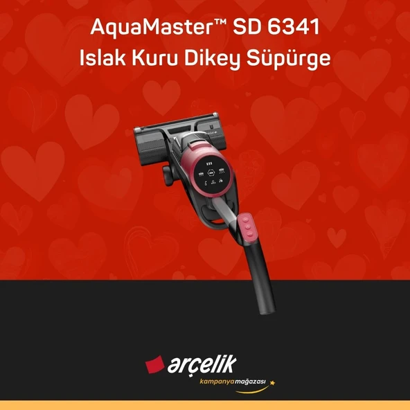 ARÇELİK AquaMaster™ SD 6341 Islak Kuru Dikey Süpürge - Resim 4