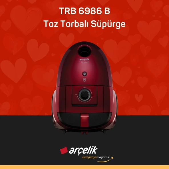 ARÇELİK TRB 6986 B Toz Torbalı Süpürge - Resim 2