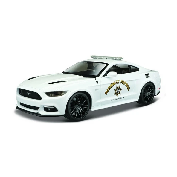 Maisto 1/24 Design 2015 Mustang GT Police Araba ürün görseli 1
