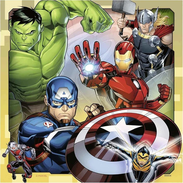 Ravensburger Avengers Puzzle 3X49 Parça - Resim 2