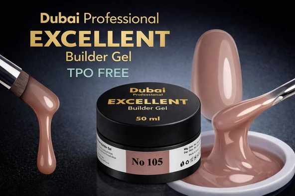 Fontenay Dubai Profesyonel Excellent Builder Gel ( TPO FREE ) 50ml No:105 ürün görseli 1