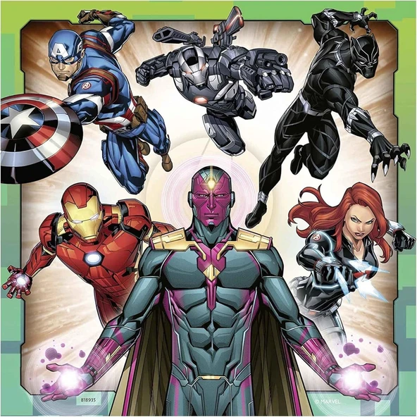 Ravensburger Avengers Puzzle 3X49 Parça - Resim 3