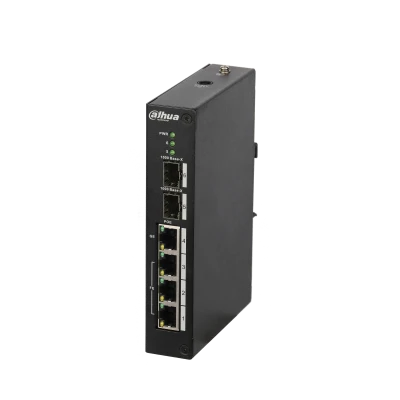 DAHUA PFS3206-4P-96 4 PORT 4XFE-2XGE/SFP END. 96W POE SWİTCH ürün görseli 1