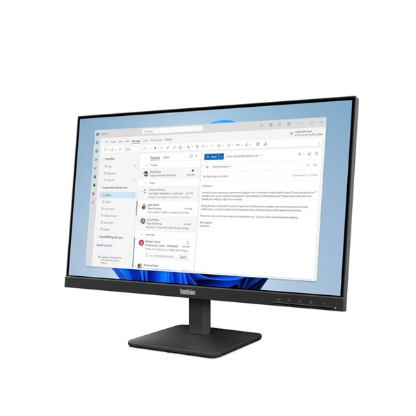23.8 LENOVO THINKVISION S24-4e 64B5KAT1TK FHD IPS - Resim 3