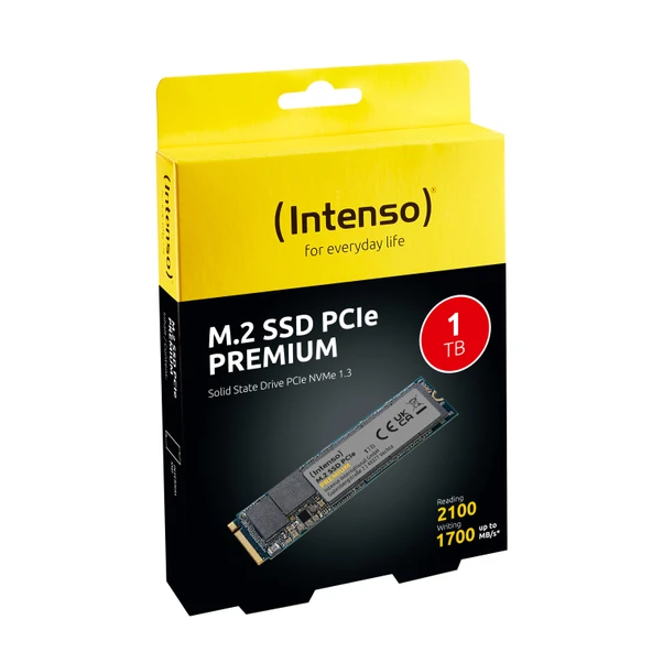1TB INTENSO PREMİUM 3835460 GEN3x4 2100/1700MB/s SSD ürün görseli 1