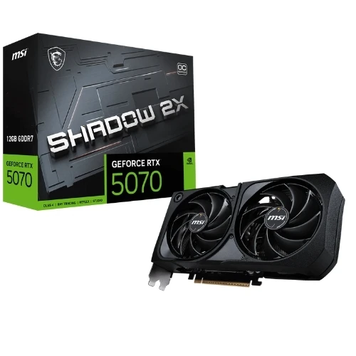 MSI GEFORCE RTX 5070 12G SHADOW 2X OC GDRR7 192Bit ürün görseli 1