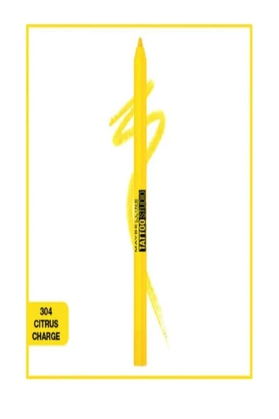 Maybelline New York Tattoo Liner Jel Göz Kalemi - Citrus Charge 304 ürün görseli 1