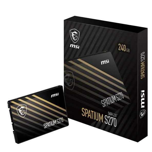 480GB MSI SSD SPATIUM S270 SATA 2.5 500/450MB/s ürün görseli 1
