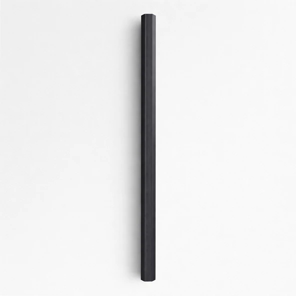 TOROS Çizgili Mat Siyah 512 mm Çekmece Dolap Kulp Modern Gardırop Banyo Minimal Mobilya Aksesuarı ürün görseli 1