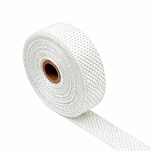Takviyeli Lifli (5 metre) En: 2 cm Kalınlık: 3 mm Cam Elyaf Ekzoz Sargı Bezi Isı Yalıtım Yanmaz Bant ürün görseli 1
