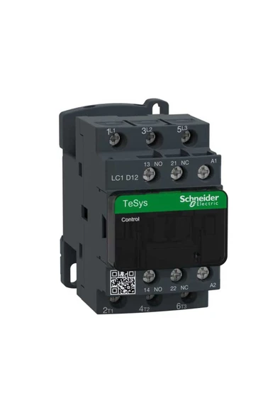 SCHNEIDER LC1D12F7  110 VAC  1NA+1NK 5,5 KW KONTAKTÖR ürün görseli 1
