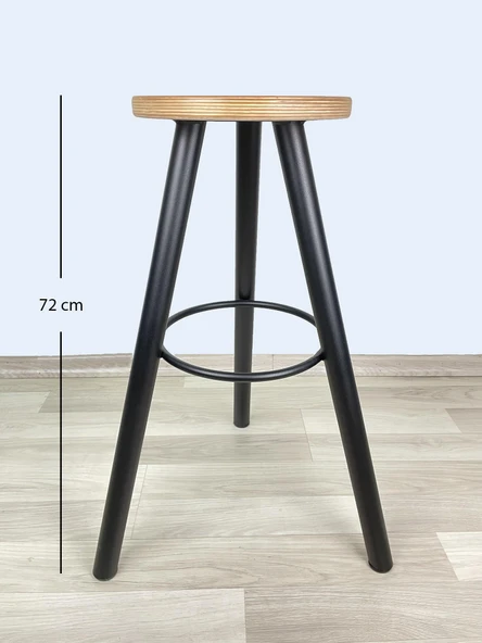 Banco Bar Sandalyesi, Bar Taburesi 72cm Ahşap ürün görseli 1