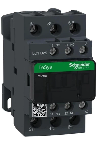 Schneider Electric Electric Tesys D Lc1d25m7 1na 1nk 11kw 3p 25a 220vac Güç Kontaktörü ürün görseli 1