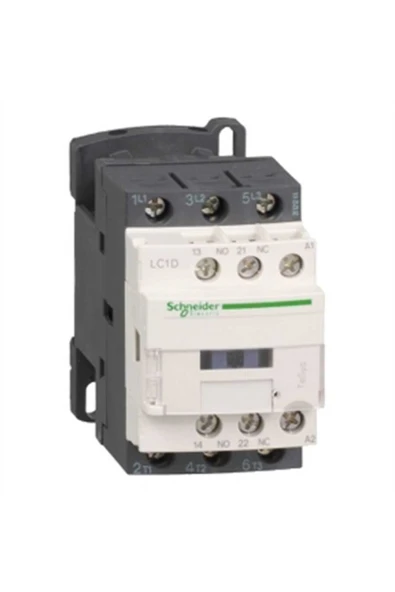 Schneider Electric Schneider LC1D12F7 TeSys D 12 A 5,5 kW 110V AC Kontaktör 3 Kutuplu 1NO+1NC AC-3 ürün görseli 1