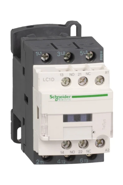 Schneider Electric Schneider Lc1d09f7, 4kw, 9amper, 110vac, 1no-1nc, Kontaktör ürün görseli 1
