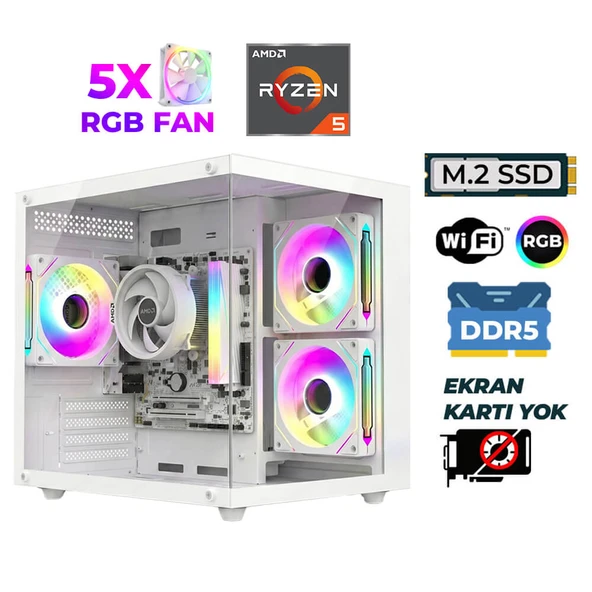 Xaser Raze X110 Ryzen 7 7700 16GB DDR5 Ram 512GB M.2 NVMe SSD Hazır Tavsiye Sistem ürün görseli 1
