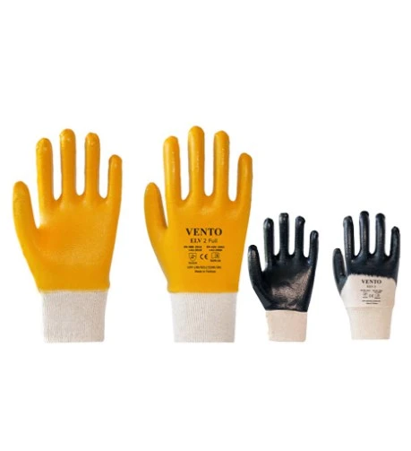 VENTO Sarı Nitril Iş Eldiveni Elv 2 Plus Tam Kaplı - Resim 2