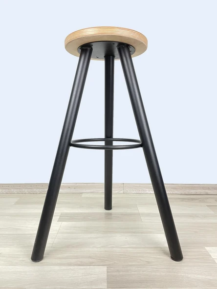 Banco Bar Sandalyesi, Bar Taburesi 72cm Ahşap - Resim 3