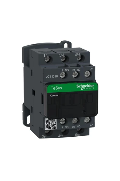 SCHNEIDER Electric Tesys D Lc1d18m7 1na 1nk 7.5kw 3p 18a 220vac Güç Kontaktörü ürün görseli 1