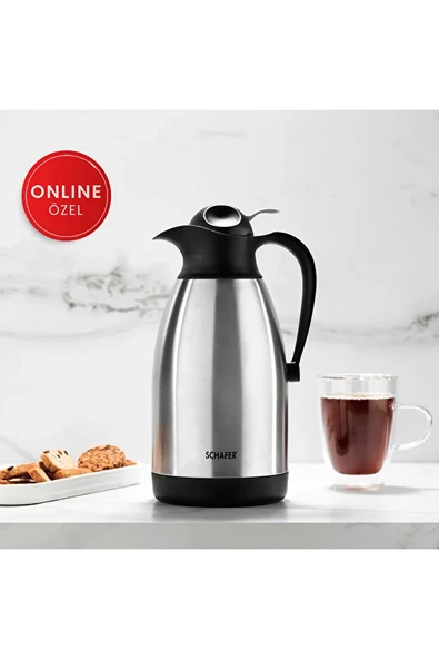 Schafer Kitchenhouse Termos 2 L-Inox ürün görseli 1