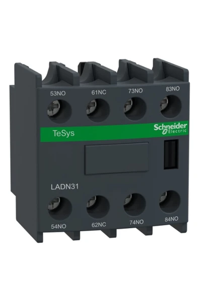 Schneider Electric Schneider LADN31 Yardımcı Kontak Bloğu 3 Na 1 Nk ürün görseli 1